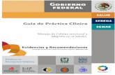 Guía de Práctica Clínica - · PDF filePROFESIONALES DE LA SALUD Médicos familiares, ... (fondo de ojo y pares craneales). ... objetivo central y la razón de ser de los servicios