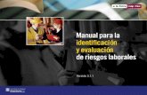 Manual para la identificación y evaluación de riesgos ...usmp.edu.pe/recursoshumanos/pdf/Manual-IPER.pdf · Manual para la identificación y evaluación de riesgos laborales Versión