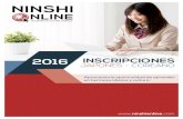JAPONÉS - COREANO - Ninshi Online · PDF file  JAPONÉS - COREANO INSCRIPCIONES Aprovecha la oportunidad de aprender un hermoso idioma y cultura. 2016