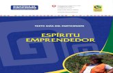 ESPÍRITU EMPRENDEDOR -  · PDF filet ticipante ministerio de estado plurinacional de bolivia texto guÍa del participante espÍritu emprendedor