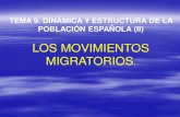 LOS MOVIMIENTOS MIGRATORIOS - iesjorgejuan.esiesjorgejuan.es/sites/default/files/apuntes/sociales/geografia... · Generalización de los movimientos migratorios a todo el territorio