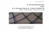 Formulario de Estructura Metálica -   · PDF fileCálculo de placas de anclaje empotradas..... 85 Anejo 20. Cálculo a cortante de los pernos de anclaje