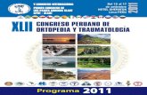 O S.E.O.T. Programa 2011spotrauma.org/programa2011.pdf · Fracturas de alta energía de los platillos tibiales. Un Reto para el cirujano ortopedista. Experiencia en el CHMCSS-Panamá
