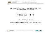 NEC-11 - cytdelosandes.comcytdelosandes.com/documents/nec2011-cap.5-acero-021412.pdf · 5.2.6.2 JUNTAS EMPERNADAS ..... 25 5.2.6.3 JUNTAS SOLDADAS ... Esta práctica se traducía