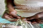 PROGRAMA DE TIERRAS Y DESARROLLO RURAL DE COLOMBIApdf.usaid.gov/pdf_docs/PA00MMRN.pdf · Programa de Tierras y Desarrollo Rural de Colombia, ... URT Unidad de Restitución de Tierras