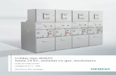 Celdas tipo 8DH10 hasta 24 kV, aisladas en gas, modularesw3.siemens.nl/.../switchgear/gas-insulated/8dh/catalogue-8dh10_es.pdf · 2 Celdastipo8DH10hasta24kV,aisladasengas,modulares