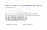 Protección de sobrecorriente y coordinación de la protección · PDF fileCoordinación de las protecciones Inom = 2500A Main Breaker Relevador Feeder Breaker Inom=400 A A E ... Microsoft