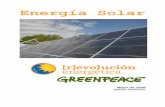 Energía Solar -  · PDF filelimpias y renovables y descentralización de los sistemas energéticos ... La energía eólica, solar y otras tecnologías energéticas renovables han