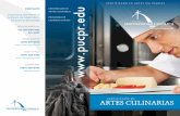 Programa Artes Culinarias - pucpr.edu · PDF filePROGRAMA DE CARRERAS CORTAS CERTIFICADO EN ARTES CULINARIAS En la Ponti˜cia Universidad Católica de Puerto Rico, Recinto de Mayagüez,