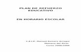 PLAN DE REFUERZO EDUCATIVO - redes-cepalcala.orgredes-cepalcala.org/spip/manuelromeroarregui/IMG/pdf/PLAN_DE... · Para la evaluación. ... finalidad de la educación primaria es