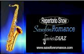 repertorio show saxofon eomancesaxofonromance.com/sitio/images/pdf/repertorio_show_saxofonroman… · Repertorio Show Saxofón Romance Boleros Besame Mucho Como han pasado los años-rocio