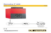 Remeha P 420 - atcsat.esatcsat.es/Manuales/TarClib_2007/REM/P 420.pdf · 3 10/02/06 - 300004747-001-B Remeha P 420 Generalidades Este producto se comercializará en los siguientes