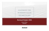 Borland Delphi 2006 - Danysoft soluciones software y · PDF fileControladores dbExpress nuevos y actualizados Interbase 7.5, Oracle 10g, Microsoft SQL Server 2005, Informix 9x, IBM