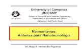 Nanoantenas: Antenas para Nanotecnología · PDF fileAntena de Microfita Tipos de Antena Antena Refletoras • Conjunto de 4 antenas de microcinta, mejora la ganancia/directividad