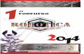 Hora: 7:00 A.M FECHA: 24 DE OCTUBRE DE 2014 LUGAR: · PDF fileluz Robot seguidor de línea CATEGORIAS En el concurso se establecerán seis (6) categorías en las cuales los equipos