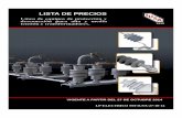 LISTA DE PRECIOS - .: IUSA - · PDF fileEléctricos Alta Tensión INDUSTRIAS UNIDAS,S.A. Km. 109 Carretera Panamericana México - Querétaro Jocotitlán, Edo. de México CP. 50734