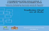 Tradición oral en el aula - unpan1.un.orgunpan1.un.org/intradoc/groups/public/documents/icap/unpan040436.pdf · conclusiones y recomendaciones formuladas en el Seminario Centroamericano,