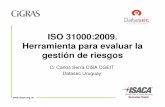 ISO 31000:2009. Herramienta para evaluar la gestión de · PDF filepública, privada o social, asociación, grupo o individuo. ... del desempeño, por ejemplo, en lo referente a la