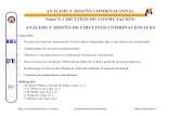 ANÁLISIS Y DISEÑO COMBINACIONAL Tema 3: CIRCUITOS DE ... · PDF fileTema 3: CIRCUITOS DE CONMUTACIÓN: ANÁLISIS Y DISEÑO DE CIRCUITOS COMBINACIONALES ... Encapsulados para Montajes