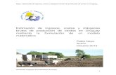 Estimación de ingresos, costos y márgenes brutos de ... · PDF fileNaya - Estimación de ingresos, costos y márgenes brutos de producción de cerdos en Uruguay Asociación Uruguaya