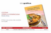 COCINA CRIOLLA DOMINICANA - Noticias y críticas de · PDF fileEl libro de cocina más vendido ... cuyo jurado valoró la variedad de las recetas que destacan la rica herencia gastronómica