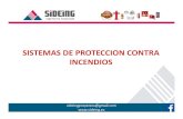 SISTEMAS DE PROTECCION CONTRA INCENDIOS - …sideing.ec/wp-content/uploads/2014/09/PRESENTACION-DIA-1.pdf · dÍa 3: medios de egreso, sistema de deteccion alarma contra incendios