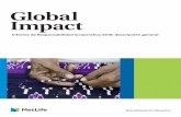 Global Impact - · PDF fileMetLife, Inc. es un líder global de seguros, anualidades, beneficios para colaboradores y gestión de activos que presta servicios a aproximadamente 100