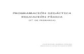 PROGRAMACIÓN DIDÁCTICA EDUCACIÓN FÍSICA · PDF filehorario general correspondiente a Educación Infantil, Educación Primaria y Educación Especial en Comunidad Foral de Navarra,