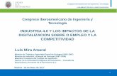 INDUSTRIA 4.0 Y LOS IMPACTOS DE LA DIGITALIZACION SOBRE O EMPLEO Y …forumcompetitividade.org/wp-content/uploads/2017/05/Congreso-Ibero... · Habrá destrucción de empleo: en los
