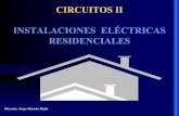 INSTALACIONES ELÉCTRICAS o de Instalacion · PDF filePROTECCIÓN CONTRA FALLA A ... Docente: Jorge Hernán Mejía Instalaciones eléctricas residenciales. ... CALCULO DE LAS CARGAS