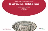 Cultura Clásica Latín Griego - · PDF filela mitología y a la cultura he-redada de los clásicos greco-latinos. 6 Taller de los clásicos • Aplica tus competencias expone uno