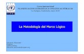 La Metodología del Marco Lógico - cepal.org · PDF fileResultados 2002 Introducción ... (PERT – CPM) – Curvas de uso de recursos ... Ventajas del método de la MML (2) • Permite