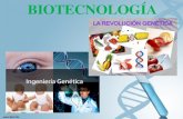BIOTECNOLOGÍA -   · PDF filetécnicas, nacidas de la Biología molecular, que permiten manipular el genoma de un ser vivo. ... HERRAMIENTAS EN INGENIERÍA GENÉTICA. ADN LIGASAS