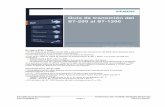 Guía de transición del S7-200 al S7-1200 · PDF filePage 1 S7-1200 Guía de transición © Siemens AG 11/2009. All Rights Reserved. A5E02486863-01 Industry Sector