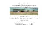 ESTUDIOS DE SUELOS - · PDF filecimentación, capacidad portante admisible, asentamientos y las ... norma E-050 de suelos y cimentaciones del reglamento nacional de construcciones