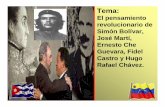 Tema - Blog de Luis Castellanos · PDF fileCarta de Bolívar a Santiago Mariño del 16 de diciembre de 1813. En carta de Jamaica precisa: “Yo deseo más que otro alguno ver formar