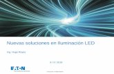Nuevas soluciones en Iluminación LED - bricos.combricos.com/wordpress/wp-content/uploads/2016/03/Plática-Luminarios... · color del LED. De ahí que un manejo térmico efectivo