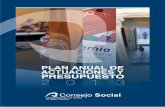 PRESUPUESTO 2 0 1 3 - csocial.ulpgc.escsocial.ulpgc.es/wp-content/uploads/2015/05/Presupuesto-CS-2013.pdf · Consejo Social PLAN ANUAL DE ACTUACIONES Y PRESUPUESTO2013 5. ... la misma