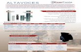 ALTAVOCES - Enerfonía Ibérica, S.L.enerfonia.es/PDF/Altavocesenerfonia.pdf · 25mm y un refuerzo de graves ... Direccionalidad con nivel sonoro elevado ... • Intercalados entre
