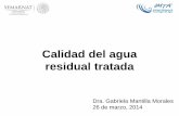 Calidad del agua residual tratada - aniq.org.mx · PDF fileNOM-002-SEMARNAT-1996, Que establece los límites máximos permisibles de contaminantes en las descargas de aguas residuales
