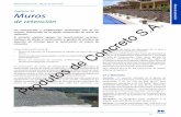 Capítulo 10 Muros - Productos de Concretoproductosdeconcretocr.com/files/products/20_cat_esp_muros... · • Muros de retención de mampostería en voladizo de hasta 2.60 m de altura.