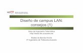 Diseño de campus LAN: consejos (1) - tlm.unavarra.esdaniel/docencia/rba/rba11_12/slides/... · Planificación • Estudio del estado actual de la red ... – Auditar la red (protocolos,