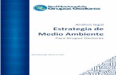 Análisis legal Estrategia de Medio Ambiente - · PDF filelegales, técnicas y ambientales, para mitigar los impactos negativos y ... lineamientos y alcance técnicos administrativos