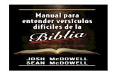 Manual para entender versículos difíciles de la Biblia - Mi... · PDF fileManual para entender versículos difíciles de la Biblia es proveer la respuesta correcta para ayudarles