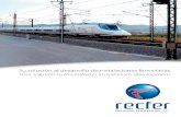 Su solución al desarrollo de instalaciones ferroviarias ... · PDF fileNUesTRas pRINCIpales aCTIvIDaDes sON: INSTALACIÓN Y MANTENIMIENTO DE ELECTRIFICACIÓN (catenaria) para el ferrocarril:
