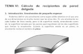 TEMA VI: Cálculo de recipientes de pared delgadablogs.ujaen.es/jsampedr/wp-content/uploads/2012/07/Presentación... · una curva plana contenida en un plano vertical que pasa por