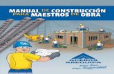 MANUAL MAESTRO DE OBRA - Ingeniería Civil · PDF file14 MANUAL DE CONSTRUCCIÓN PARA MAESTROS DE OBRA b. Densidad de muros: Te enseñaremos una manera sencilla para pre-dimensionar