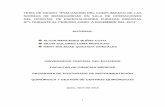 TESIS DE GRADO “EVALUACIÓN DEL CUMPLIMIENTO  · PDF filepersonal medico, enfermeras y auxiliares de enfermerÍa..... 179 capitulo v