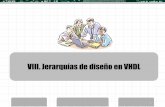 VIII. Jerarquías de diseño en VHDL - mixteco.utm.mxmixteco.utm.mx/~merg/AC/vhdl/8_Jerarquias_de_diseno.pdf · El estándar de VHDL permite manejar esta situación simplemente sin