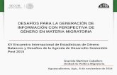 Presentación de PowerPoint - inegi.org.mx · PDF filedesafÍos para la generaciÓn de ... la paradoja de la estadÍstica migratoria con enfoque de gÉnero . en otros tÉrminos. situación